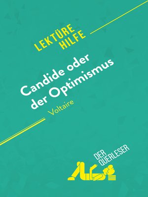 cover image of Candide oder Der Optimismus von Voltaire (Lektürehilfe)